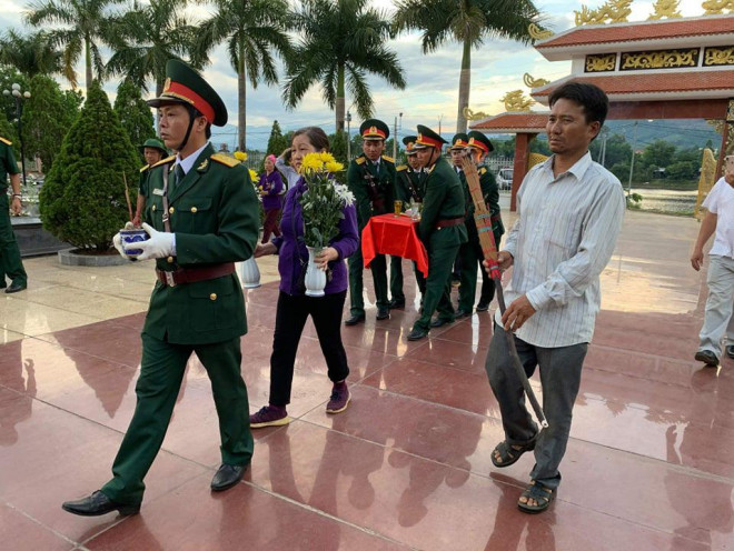 Dự kiến ngày 5-6 sẽ tổ chức lễ truy điệu và an táng cho 17 hài cốt chiến sĩ đặc công được phát hiện ở sân bay Khâm Đức