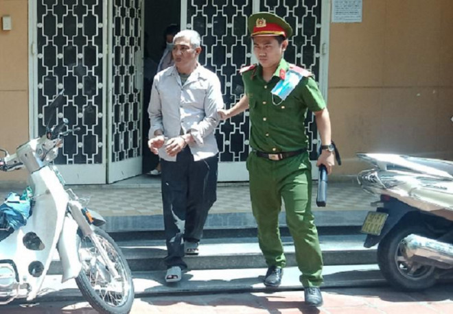 Bị cáo Nguyễn Văn Chín tại tòa. Ảnh: Cù Hiền