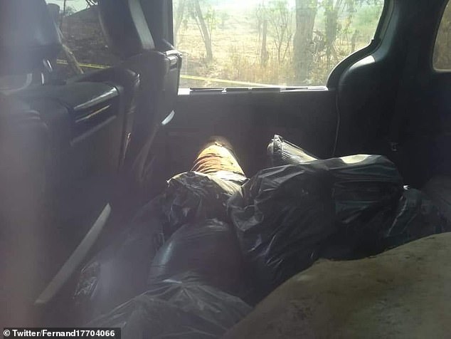 Các thi thể được tìm thấy bên trong xe mini van.
