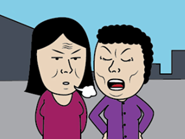 Tranh vui - Câu chuyện khi qua miệng của các "bà hàng xóm"