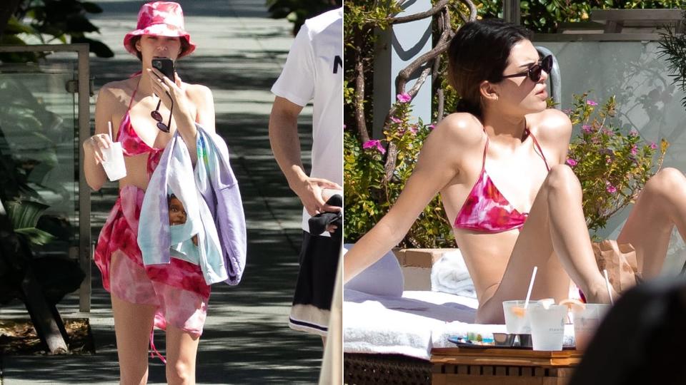 Kylie Jenner giúp mốt áo bơi loang lổ thịnh hành trở lại - 5