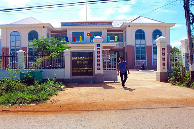 Trụ sở Phòng GD&amp;ĐT huyện Chư Pưh, tỉnh Gia Lai