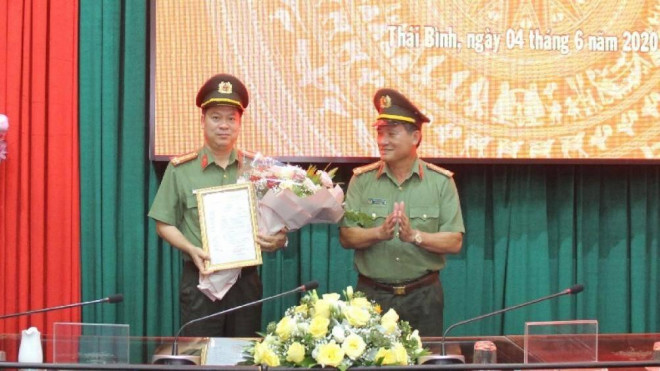 Giám đốc Công an Thái Bình được thăng hàm Đại tá - 1