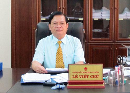 Ông Lê Viết Chữ, Bí thư Tỉnh ủy Quảng Ngãi (ảnh IT).