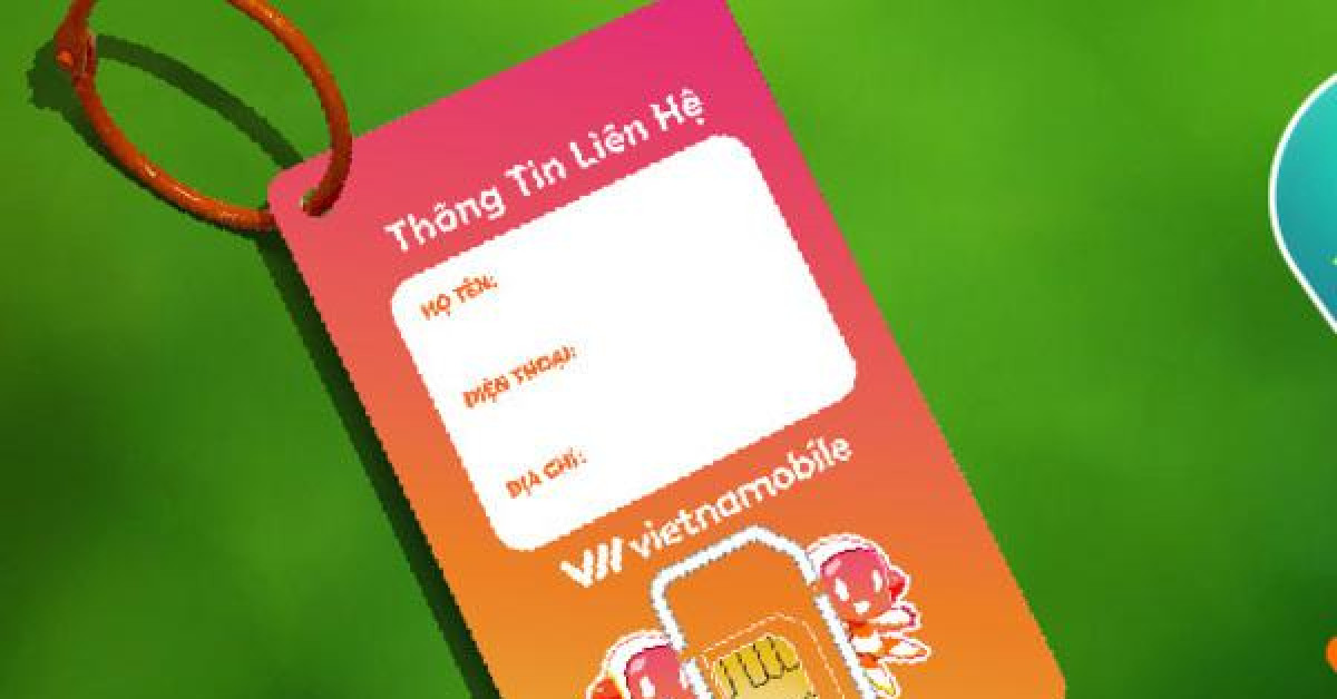 Vietnamobile cho ra mắt thẻ SIM thiết kế dạng thẻ tên treo lên hành lý hoặc vật dụng cá nhân, giúp người dùng có thể tái sử dụng thay vì bỏ đi gây hại cho môi trường.