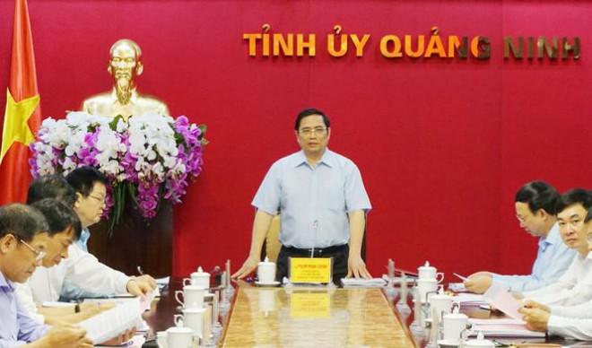Phát biểu kết luận buổi làm việc, ông Phạm Minh Chính, Bí thư Trung ương Đảng, Trưởng Ban Tổ chức Trung ương ghi nhận và đánh giá cao sự chủ động, tích cực của tỉnh Quảng Ninh trong việc triển khai Chỉ thị 35.