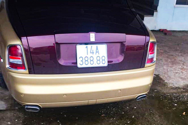 Rolls-Royce Phantom mạ vàng biển Quảng Ninh bị thiêu cháy - 5