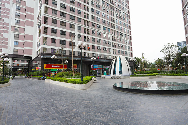 Lối dạo bộ rộng rãi trong nội khu dự án Epic’s Home