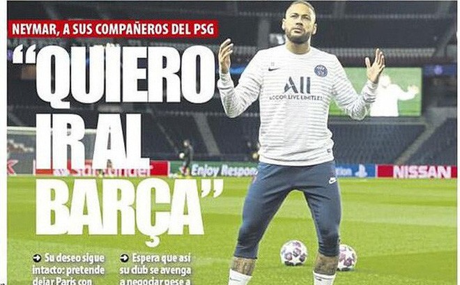 Neymar tuyên bố sẽ trở về Barcelona