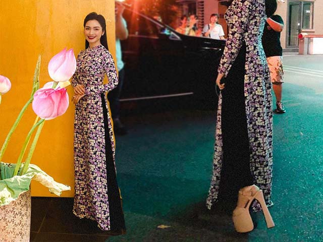 Thời trang - Đôi giày "chọc trời" khiến Hòa Minzy như cao 2 mét