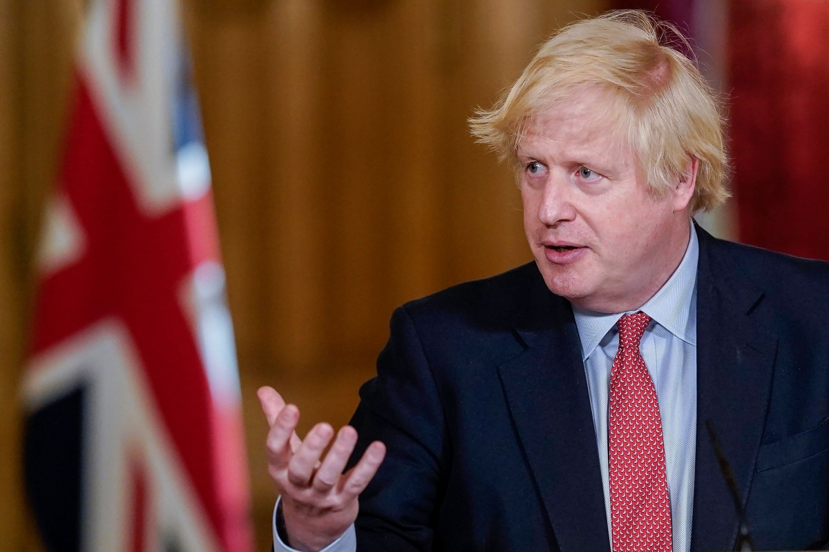 Thủ tướng Anh Boris Johnson thể hiện lập trường không khoan nhượng với Trung Quốc.