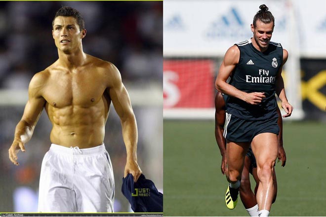 Cristiano Ronaldo và đồng đội cũ ở Real Madrid - Gareth Bale&nbsp;