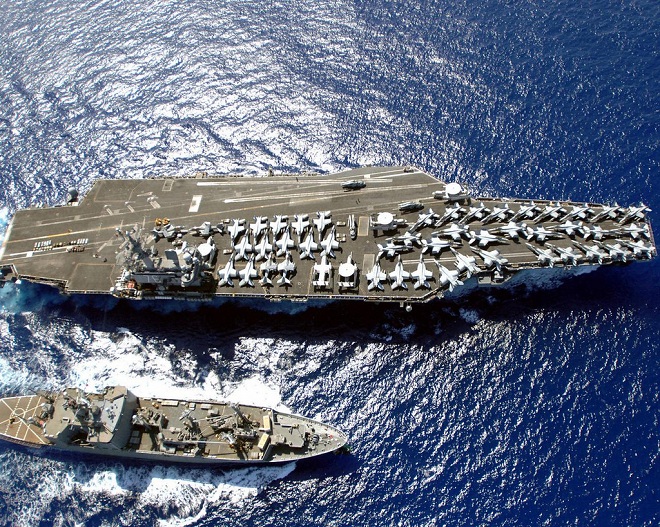 Tàu sân bay hạt nhân&nbsp;USS Ronald Reagan.