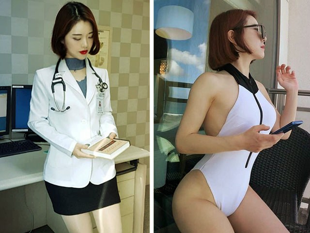 Media - Nữ bác sĩ "gây sốt" vì sở hữu nhan sắc xinh đẹp cùng vòng một cực "khủng"