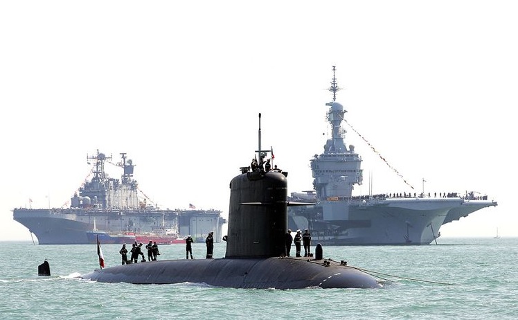 Tàu ngầm hạt nhân La Perle của hải quân Pháp.
