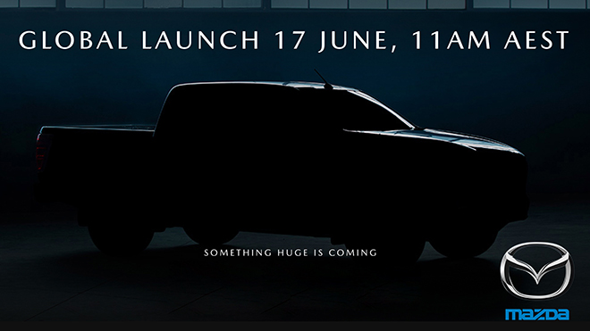 Xe bán tải Mazda BT-50 thế hệ mới sắp được ra mắt vào ngày 17/6 tới đây - 1