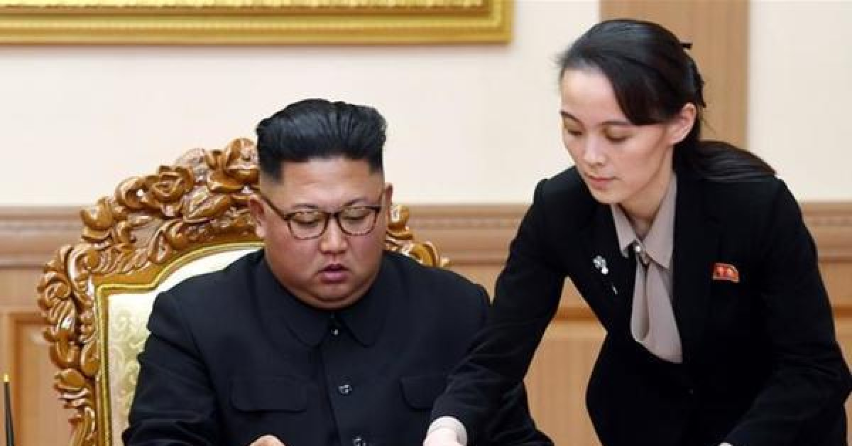 Em gái của Chủ tịch Triều Tiên Kim Jong-un tiếp tục có tuyên bố đe dọa Hàn Quốc. (Ảnh: AP)