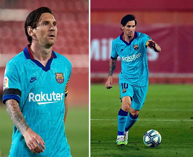 Messi ghi dấu ấn tuyệt đỉnh, "fan cuồng" đột nhập xin chụp ảnh cùng - 1