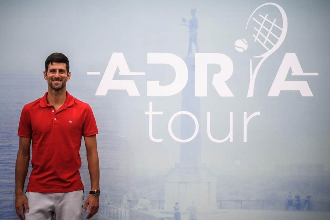1 trong số các&nbsp;chặng của Adria Tour -&nbsp;giải đấu giao hữu do&nbsp;Novak Djokovic sáng lập đã bị hủy