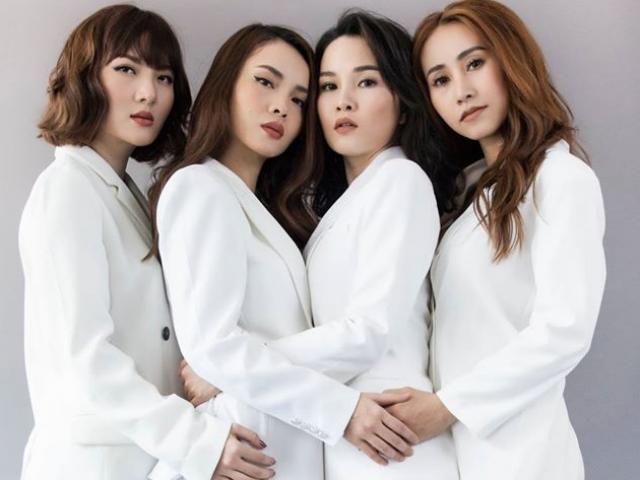 Thời trang - 4 "chị đẹp" nhóm Mây Trắng "đồng bộ hóa" với vest