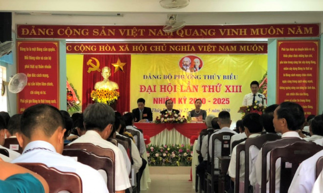 Đại hội Đảng bộ phường Thủy Biều vừa diễn ra vào ngày 27-5