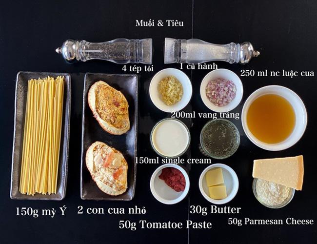 Bỏ túi công thức mỳ Ý cua thơm ngon khó cưỡng, đúng chuẩn nhà hàng - 1