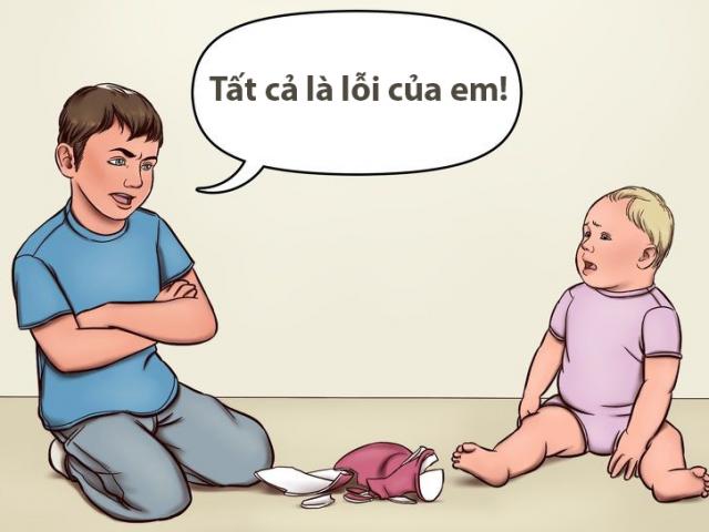 Giáo dục - du học - Tại sao không nên để anh chị lớn chăm sóc em nhỏ?