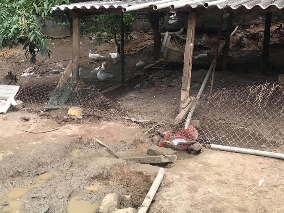 Hiện trường nơi xảy ra sự việc.