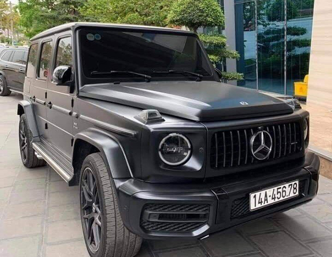 Siêu xe Mercedes-AMG G63 có biển khủng 14A - 456.78 của đại gia than Quảng Ninh