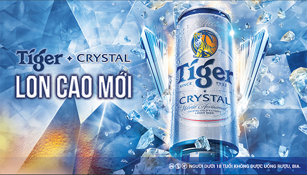 Mùa hè khác biệt với Tiger Crystal Lon Cao Mới - 1