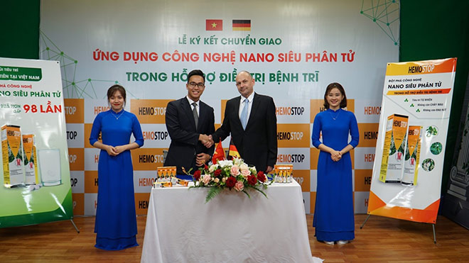 Lễ ký kết chuyển giao công nghệ Nano siêu phân tử trong hỗ trợ tiêu trị bệnh trĩ