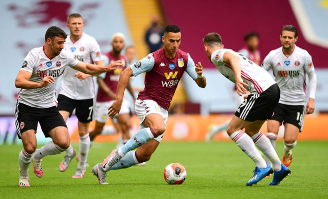 Trực tiếp bóng đá Aston Villa - Sheffield United: Thế trận giằng co (Ngoại hạng Anh trở lại) - 13