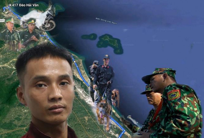 Triệu Quân Sự lẩn trốn gần 100km từ đèo Hải Vân vào TP Tam Kỳ (Quảng Nam) thì bị công an bắt - Ảnh: Nguyễn Thành