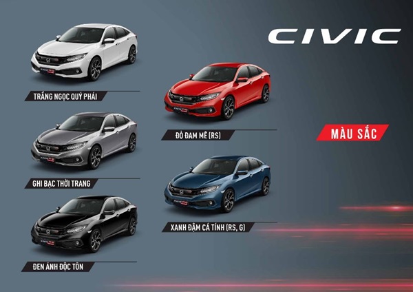 Giá xe Honda Civic tháng 6/2020: Giá lăn bánh và thông số kỹ thuật - 3