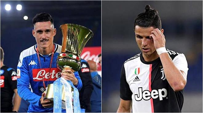 Napoli chiến thắng Juventus khiến Ronaldo lần đầu tiên trong sự nghiệp thua 2 trận chung kết liên tiếp