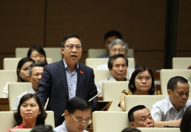 Đại biểu Lưu Bình Nhưỡng (Bến Tre). Ảnh: Như Ý