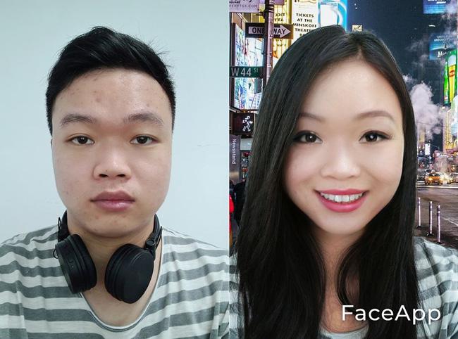 Dân mạng rầm rầm tự "chuyển giới" bằng FaceApp bất chấp cảnh báo - 1