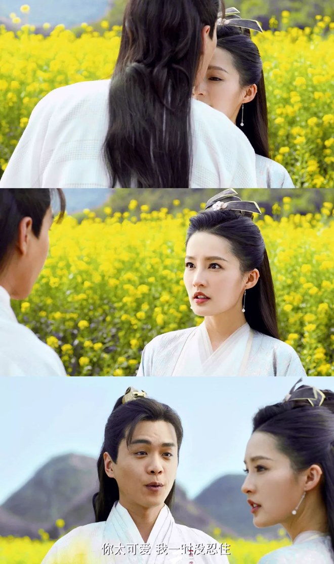 Cánh đồng
hoa cải trong phim.