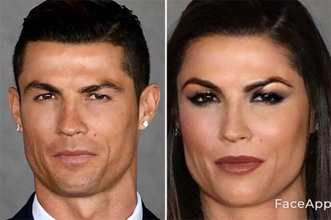 Cộng đồng mạng điên đảo vì Faceapp: Messi, Ronaldo phiên bản nữ ra sao? - 1