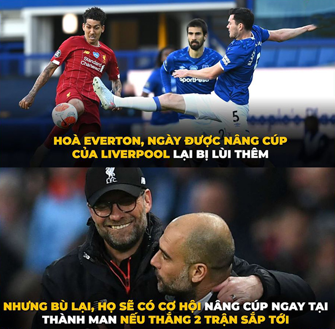 Ảnh chế: Hòa Everton, Liverpool lỡ hẹn nâng cúp vô địch ngoại hạng Anh - 2