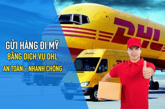 Quý Nam chuyển hàng đi Mỹ bằng DHL