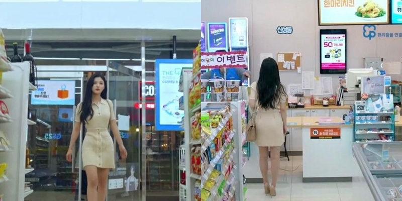 Chọn váy siêu ngắn khi làm việc ở siêu thị, "bé gái xinh nhất Hàn Quốc" nhận phản ứng - 2