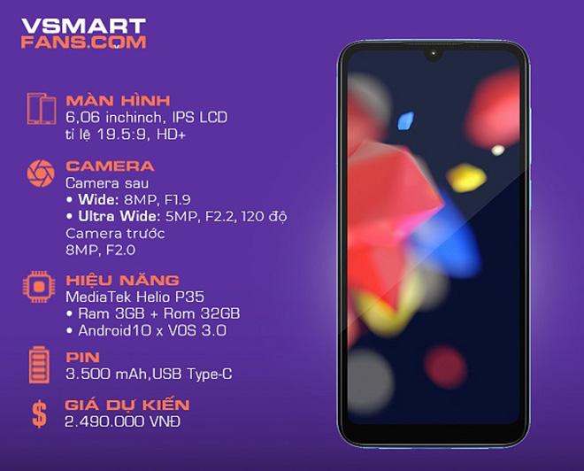 Vsmart Star 4 bất ngờ lộ cấu hình và giá bán - 1