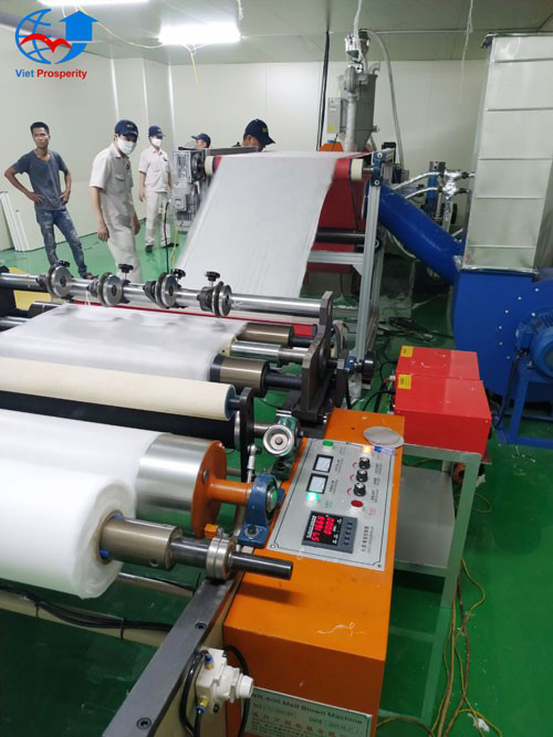 Máy sản xuất giấy kháng khuẩn do Việt Hưng phân phối tại nhà máy Minh Quang - Công ty GSP Thanh Trì - Hà Nội