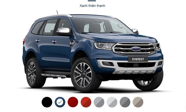 Giá xe Ford Everest cập nhật tháng 6: Thông số và giá lăn bánh - 2