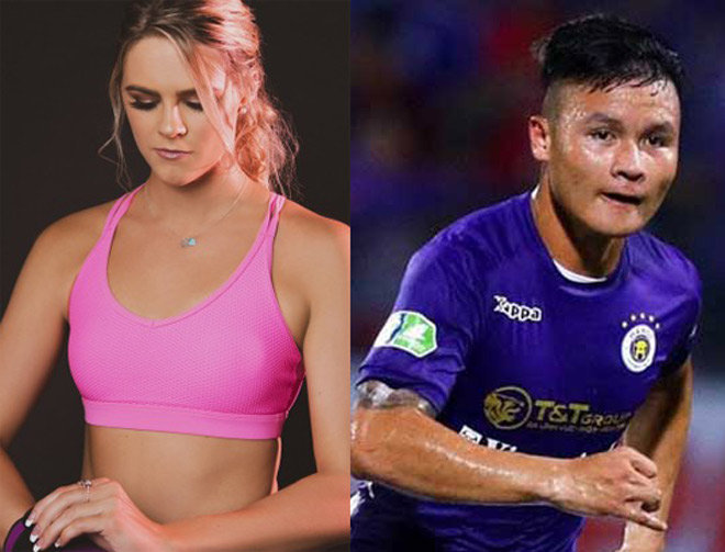 Shayna Jack (trái) và Quang Hải là hai ngôi sao thể thao đang gặp rắc rối vì bị hack tài khoản mạng xã hội
