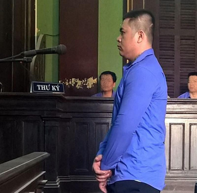 Nguyễn Quang Phương tại phiên tòa phúc thẩm.