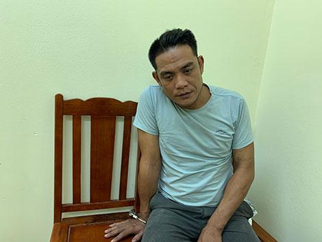 Đối tượng Mai Quốc Nam sau khi bị bắt.