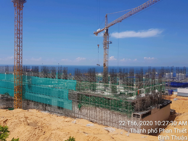 Dự án Apec Mandala Wyndham Mũi Né đang dần thành hình hài giữa biển trời Mũi Né