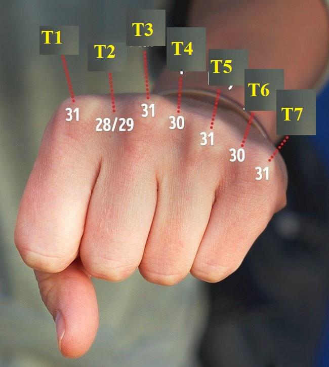 Giáo dục - du học - Những quy ước bàn tay giúp tính toán 'dễ như ăn kẹo'